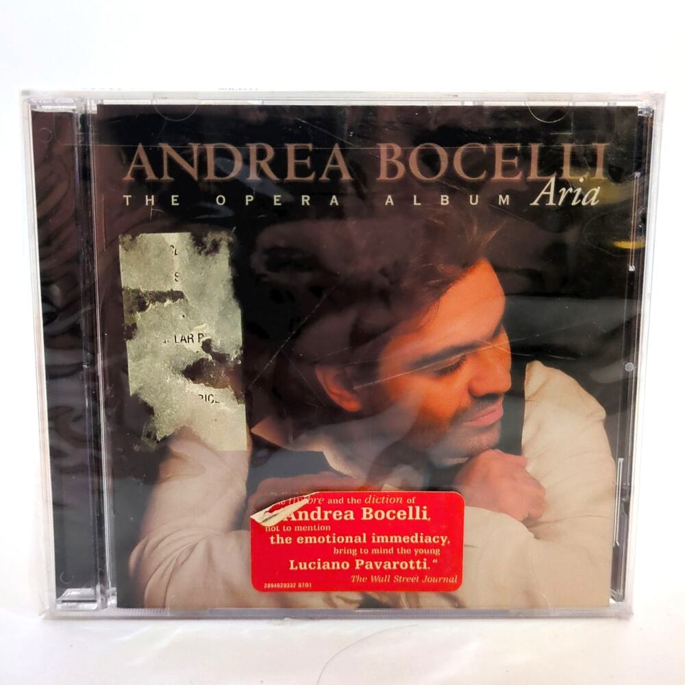 Andrea Bocelli Aria - The Opera Album Audio CD Album Brand New Sealed